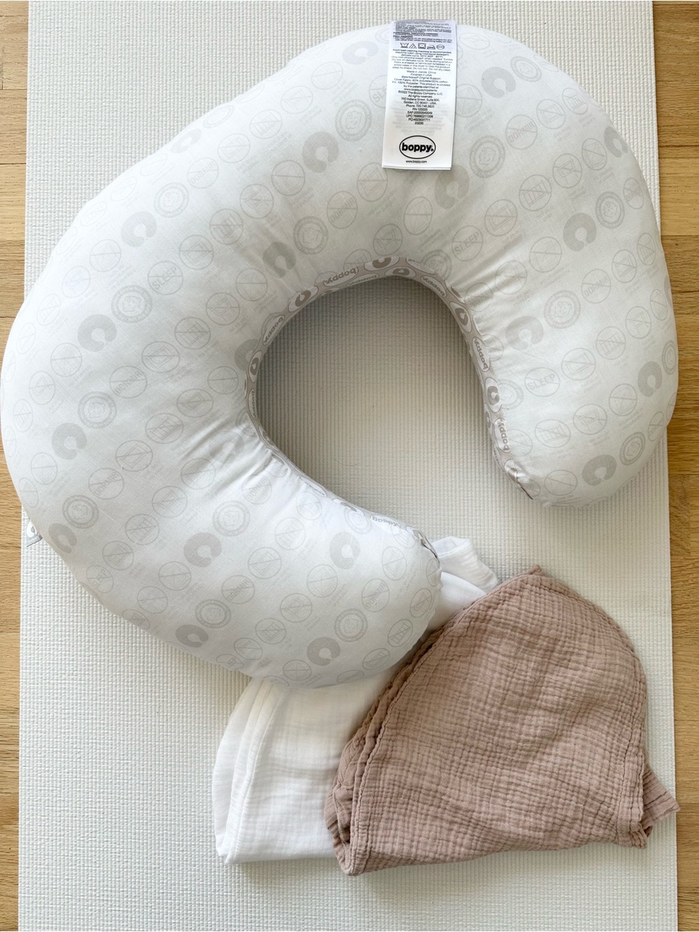 Boppy Nursing Pillow with Two Covers